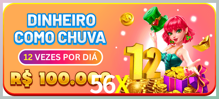 Aplicativo móvel 56X para iOS e Android