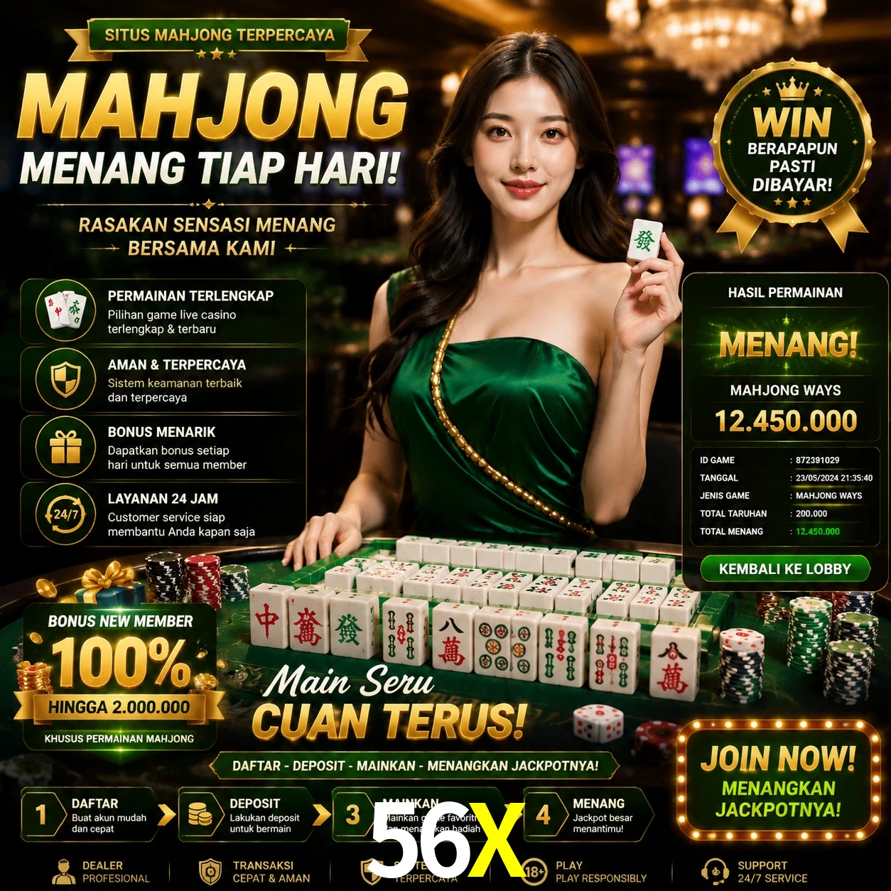 Cashback VIP 56X - reembolso semanal